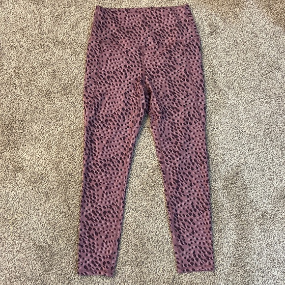 High waisted animal print yoga stretch 3/4 length leggings - Picture 1 of 5
